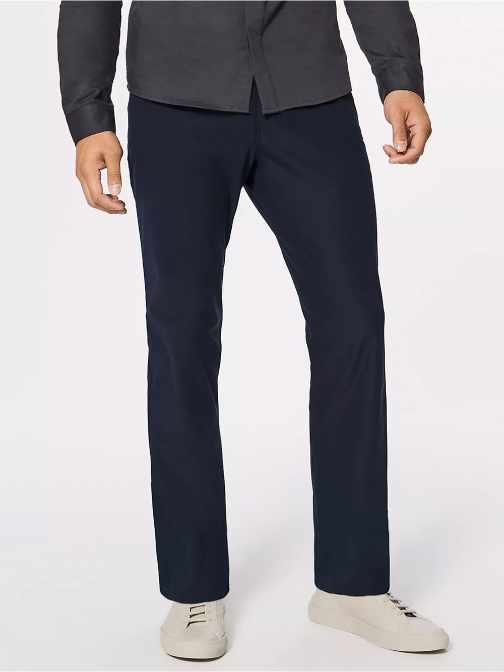 Lululemon Navy Blue ABC Classic Fit 5 Pocket Warpstreme Pants (Size 33)